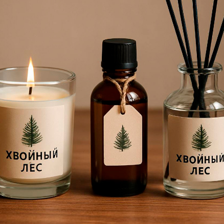 Этикетки для изделий ручной работы (эфирные масла, ароматические свечи...)