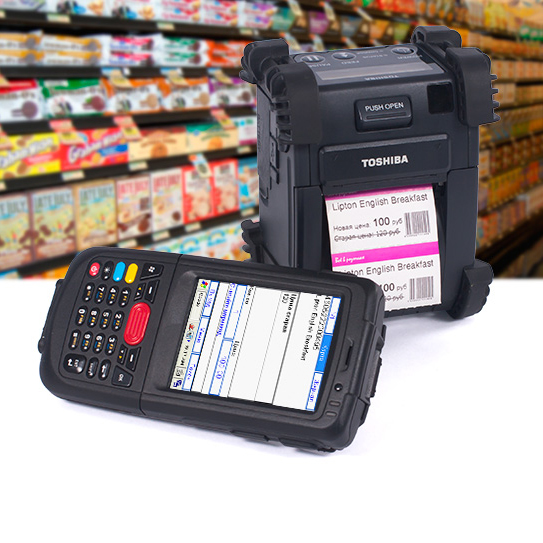 Мобильный комплекс для печати ценников в торговом зале за 50 тысяч рублей