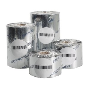 Термотрансферная лента Proton WX95U, 64 мм х 300 м, Wax, OUT