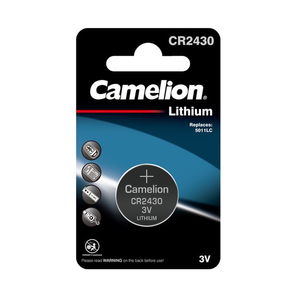 Батарейка CAMELION Lithium CR2430-BP1