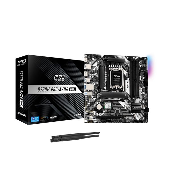 Материнская плата ASRock B760M PRO-A/D4 WIFI