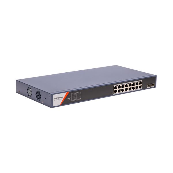 Коммутатор Hikvision DS-3E1518P-SI-16P2F