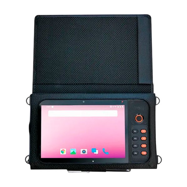 Чехол из натуральной кожи с регулируемым ремнем через плечо для Urovo P8100