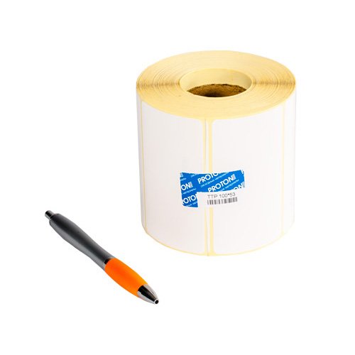 Полуглянцевая этикетка Proton 100 x 53 мм (1 ряд, 3000 шт, втулка 76)