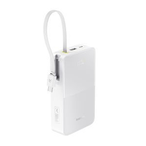 Портативный внешний аккумулятор Baseus EnerFill FC51 Bipow2 Pro 20000mAh 22.5W White (E0027700)