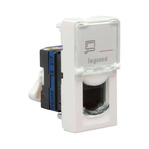 Розетка 1xRJ45 Cat.6 Legrand Mosaic