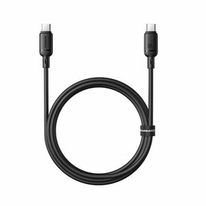 Интерфейсный кабель Baseus Silky Type-C to Type-C 100W 2m Black (P10377704113-01)
