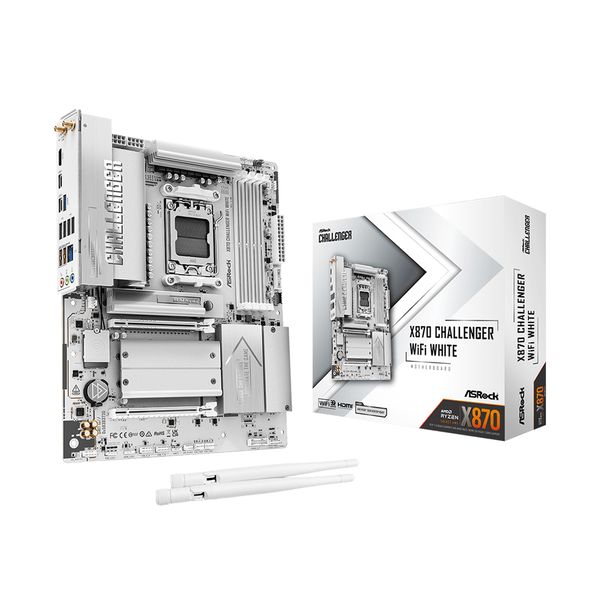 Материнская плата ASRock X870 Challenger WiFi White