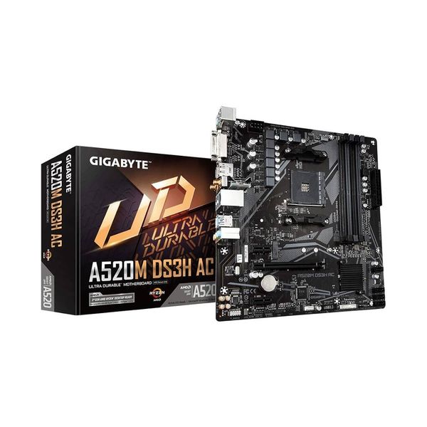Материнская плата Gigabyte A520M DS3H AC